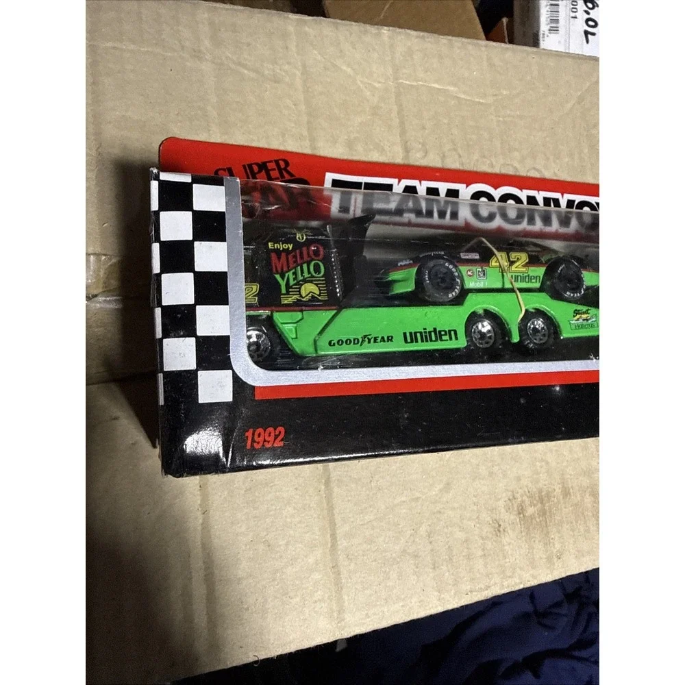Super Star Team Convoy 1992 #42 Mello Yello NASCAR Hauler + Car Limited Edition